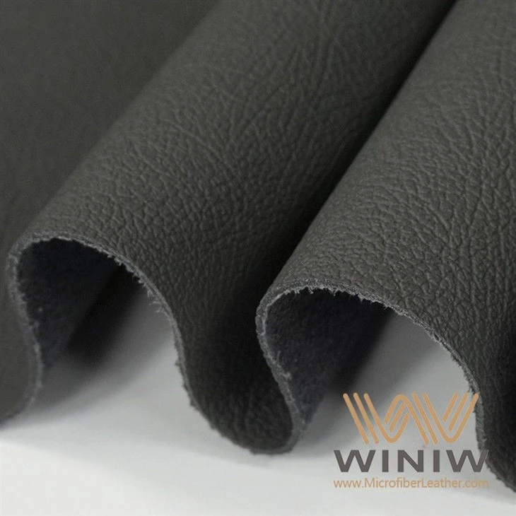 Black Artificial Leather For Automotive Seat Upholstery factory